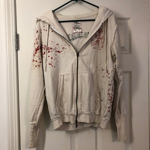 AUTHENTIC Backstreet Boy AJ McLean's Skull Hoodie